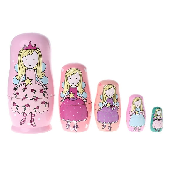 Educational Toys Table Portable 5 Pieces Russian Matryoshka Table Decoration