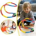 thumbnail image 1 of Educational Train Track Playset Interactive Development Toy for Kids with Rolling Track Trains Ideal Kindergarten Present for Boys, 1 of 7