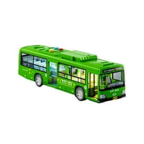 Educational Transport​​ Simulation City Bus Toy with Opening Doors Lights Sounds Inertia Drive Educational Transport Vehicle Role Play Bus​​