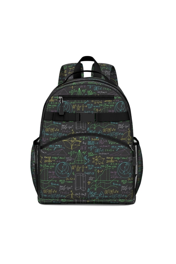Educational Wall Art Backpack - Waterproof & Durable School Bag for Students, Science Themed Design with Spacious Compartment, Perfect for Biology & Astronomy Fans
