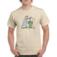 thumbnail image 1 of Educational Waste T-Shirt Men -Wilfred Hildonen Designs, Male 5X-Large, 1 of 4