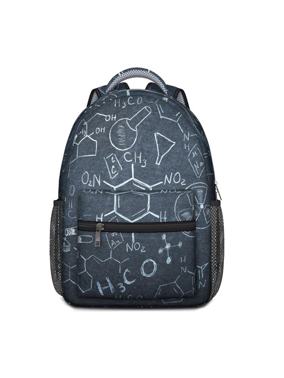 Educational Waterproof Backpack for Students - Science Classroom Inspired Design with Padded Straps & Organized Storage