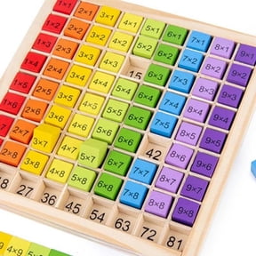 Educational Wooden Math Toys For Kids Children Baby Toys 99 Multiplication Table Math Arithmetic Teaching Aids