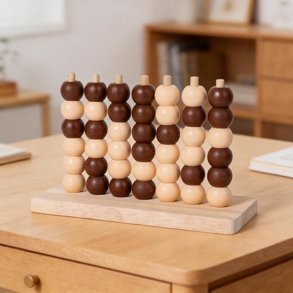 Educational Wooden Toys, Interactive Multi-Person Design Collaboration & Learning, Easy to Store Ornament, Suitable for Youth Family Gatherings Classroom and Home Decoration