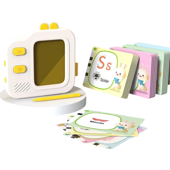 Educational Writing Board For Toddler with Flashcards Interactive Bilingual Language Vocabulary Learning Machine Toy
