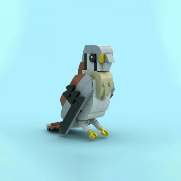 Educational creative MOC animal model animal vulture duck building blocks children's gift Christmas toy DIY set assembly ornamen