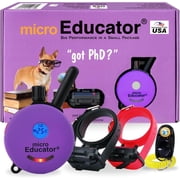 E-Collar ME 302 Educator Micro Educator  Mile Waterproof Remote Humane Dog Training Collar Purple   2 Dog System, Tone/Vibration/Static Mode