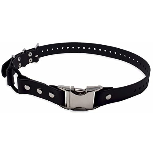 Educator Quick Snap Bungee Collar, 1Inch Wide by 33Inches Long, Black