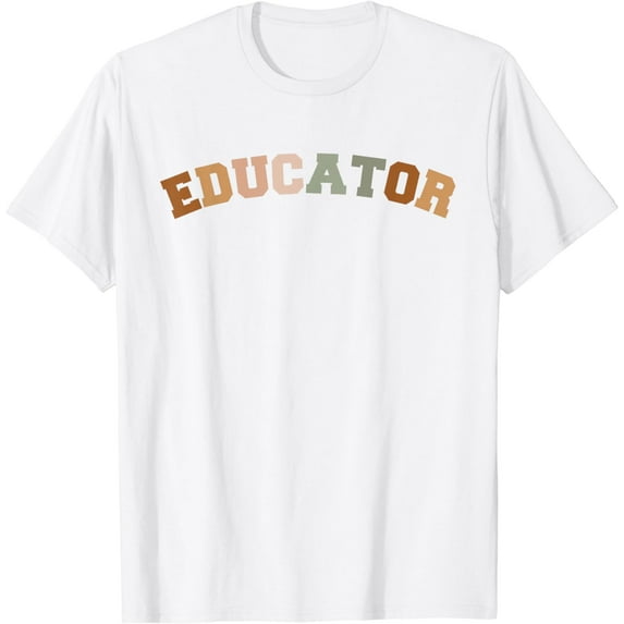 Educator Team Teacher Retro Back to School Teach T-Shirt