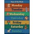 thumbnail image 1 of Educators vintage Days of the Week chart LAMINATED poster SMALL for teaching in elementary day schools Young N Refined, 1 of 1