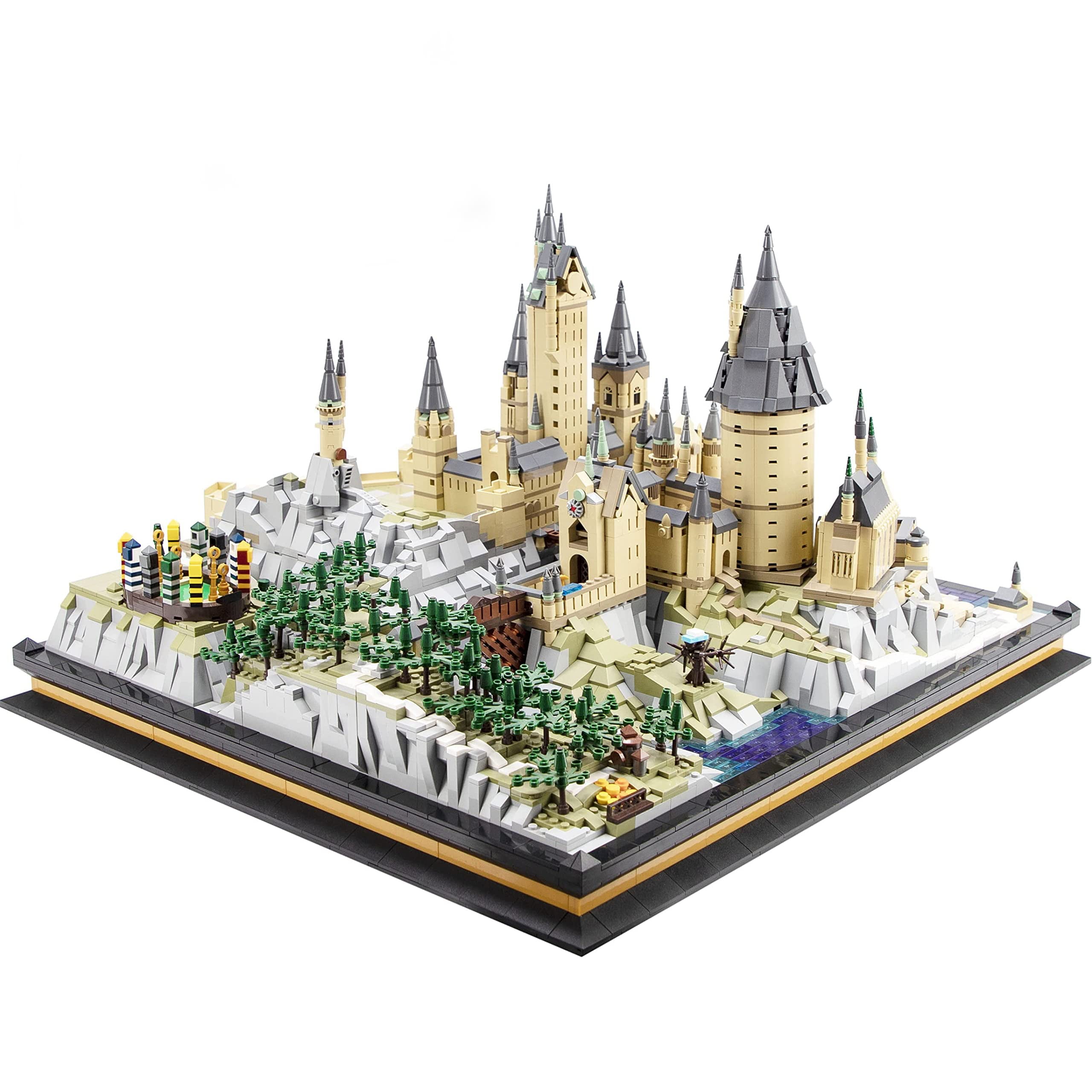 Harry Potter Hogwarts Great Hall Castle Series Auditorium Building Blocks  Brinquedos Lego Tijolos Compatíveis Educativos Para Crianças Presentes