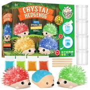 Eduman Crystal Growing Activity Kit ,Colored Hedgehog Grow Crystal, Science Experiment Kit for Child Age 8+