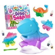 Eduman Dino Soap Making Kit ,Glitter Soap Craft Kit, Creativity Fun Toy, Science Kit for Child Age 6-8