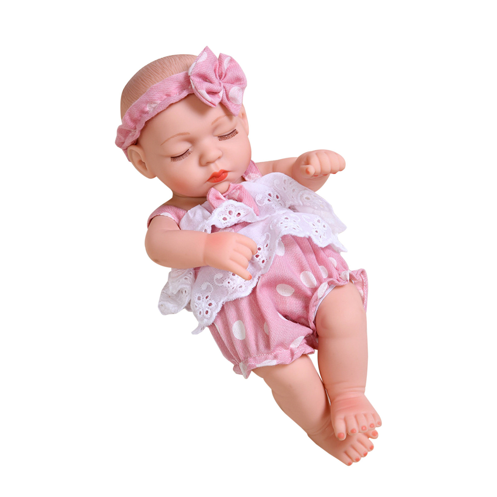 Edunwind Baby Dolls 11.8 inch Realistic Baby Doll Soft Cloth Body That Look Real Newborn Baby Doll Gift Toy for Age 3+