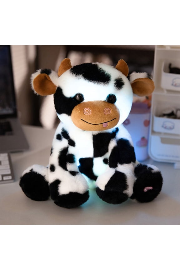 Cow Stuffed Animal Soft Plush Cute Cow Doll Plush Savings Soft Cuddly Cow Plush Stuffed Animal Toy for Kids