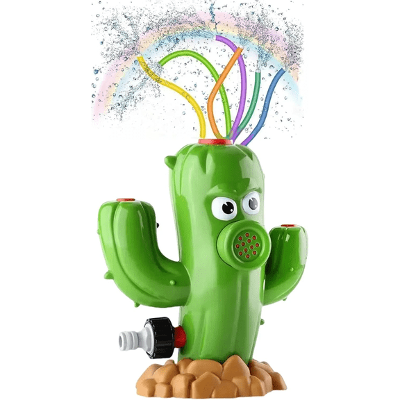 Edunwind Summer Savings Outdoor Water Play Sprinklers Toddler Outdoor Toys - Backyard Spinning Kids Sprinkler Toy - Summer Toys Splashing Fun - Attaches to Garden Hose, Kids Outdoor Toys