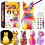 YZEGDCH Toy Under $10 Paint Your Own Bunny Lamp Kit, Art Supplies Arts & Crafts Kit, Painting kit for Kids 6-12, Arts and Crafts for Kids Ages 8-12, Toys Girls Boy Birthday Gift