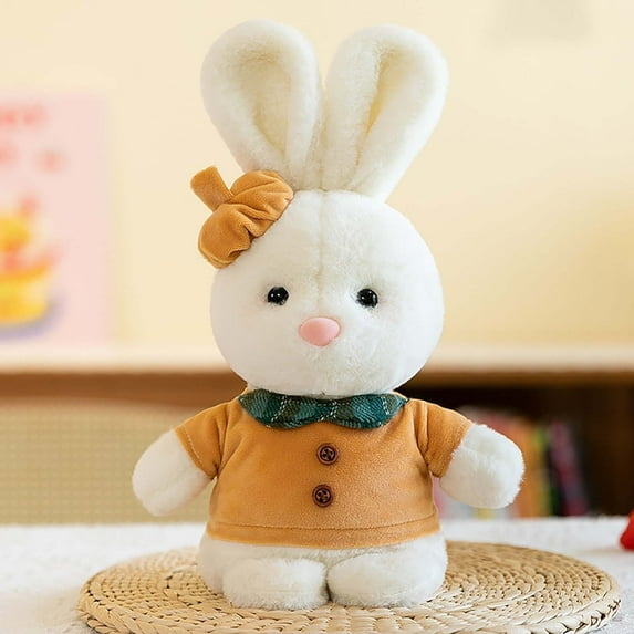 Edunwind Under $10 Plush Bunny Stuffed Animal Toy Plushie Stuffed Plush Toy for Kids Age 3-8, Gifts Ideal for Christmas, Valentine's, Birthday