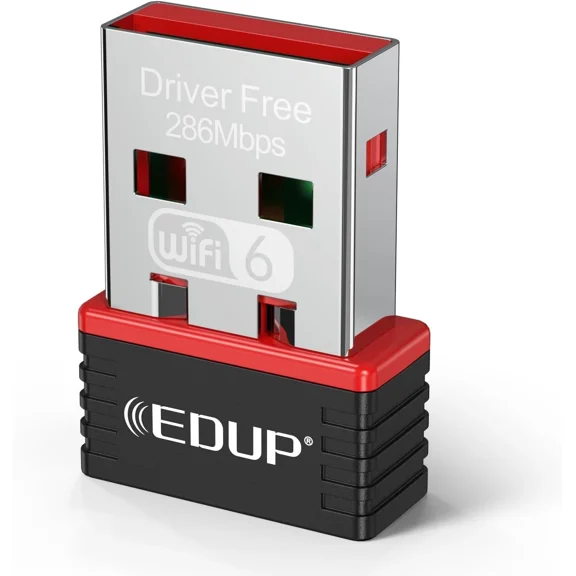 Edup 802.11Ax Nano Usb Wifi 6 Adapter For Pc 2.4G 300Mbps - Ep-Ax300