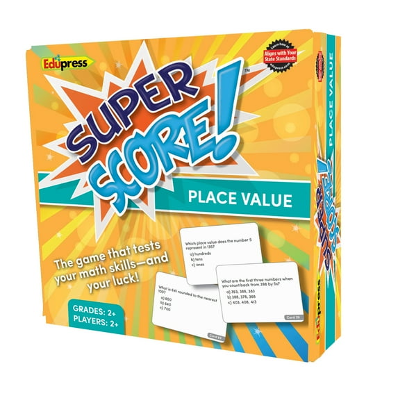 Edupress™ Super Score™ Game, Place Value, Grades 2-3