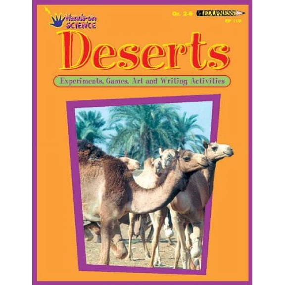Edupress Hands-On Science Activity Book Deserts