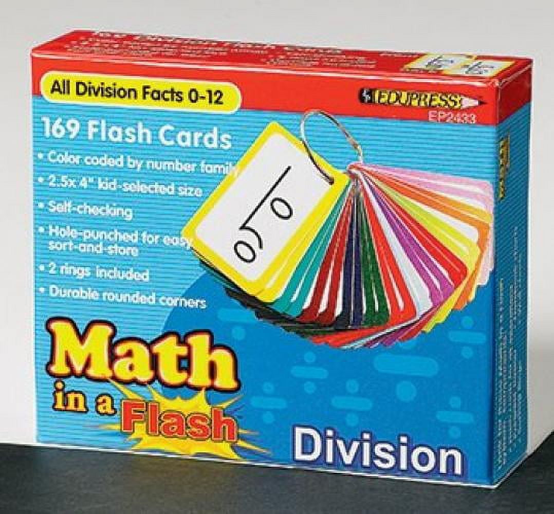 Edupress Math in a Flash Cards, Division (EP62433), Multi