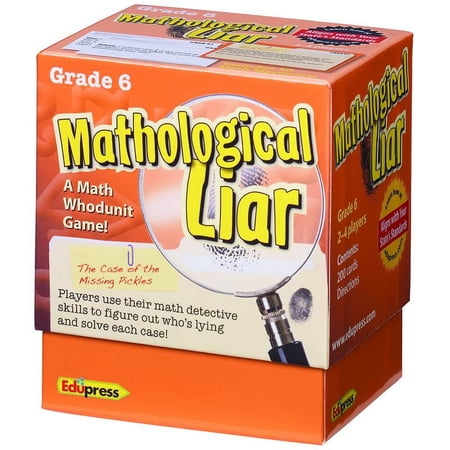 Edupress™ Mathological Liar Game, Grade 6