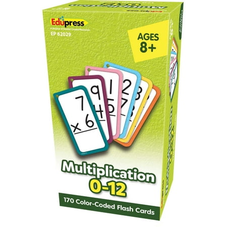 Edupress Multiplication Flash Cards - All Facts 0-12