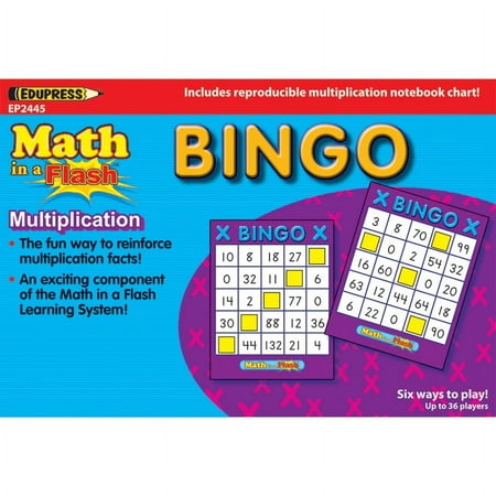 Edupress Multiplication Math in a Flash Bingo