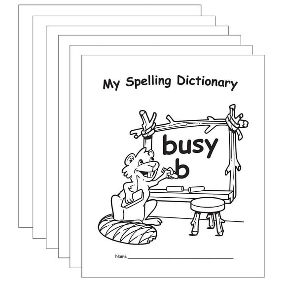 Edupress My Own Books My Spelling Dictionary Pack of 6 (EP-111-6)