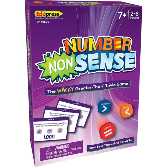 Edupress Number (Non)Sense Card Game