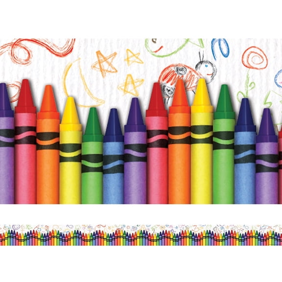 Crayons Straight Border Trim [TCR63269]