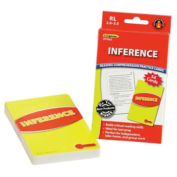 Edupress Inference Practice Cards, Levels 2.0-3.5