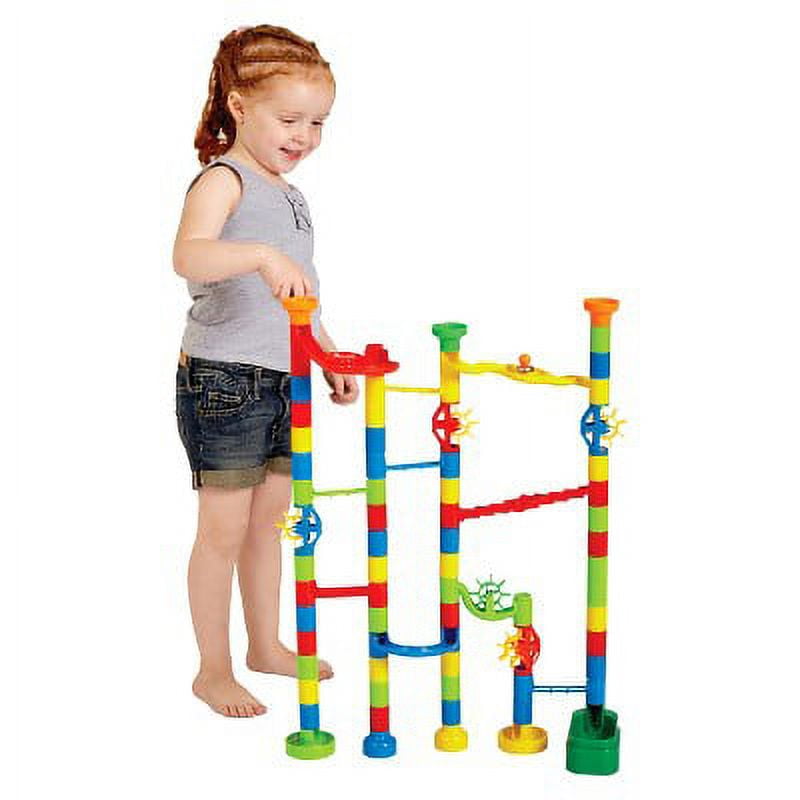 Edushape Marbulous Marble Run Set Marbles for Kids, Marble Maze