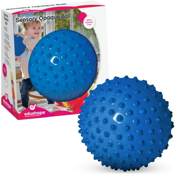 Edushape The Original Sensory Balls for Baby 7-Inch Opaque - Blue