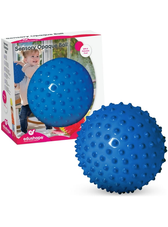 Edushape The Original Sensory Balls for Baby 7-Inch Opaque - Blue