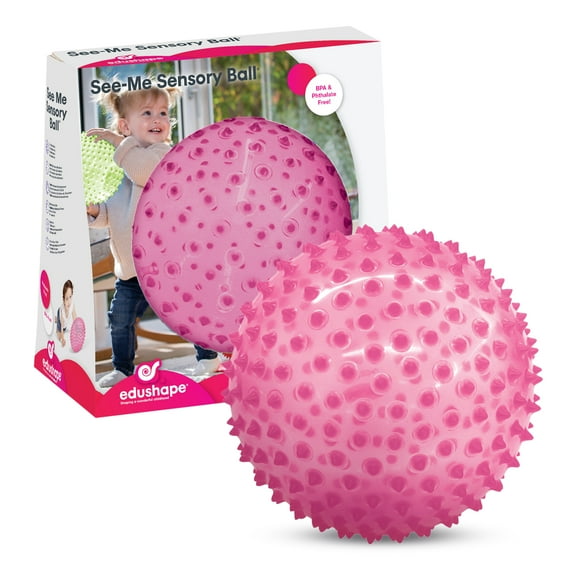 Edushape The Original Sensory Balls for Baby 7-Inch Transparent - Pink