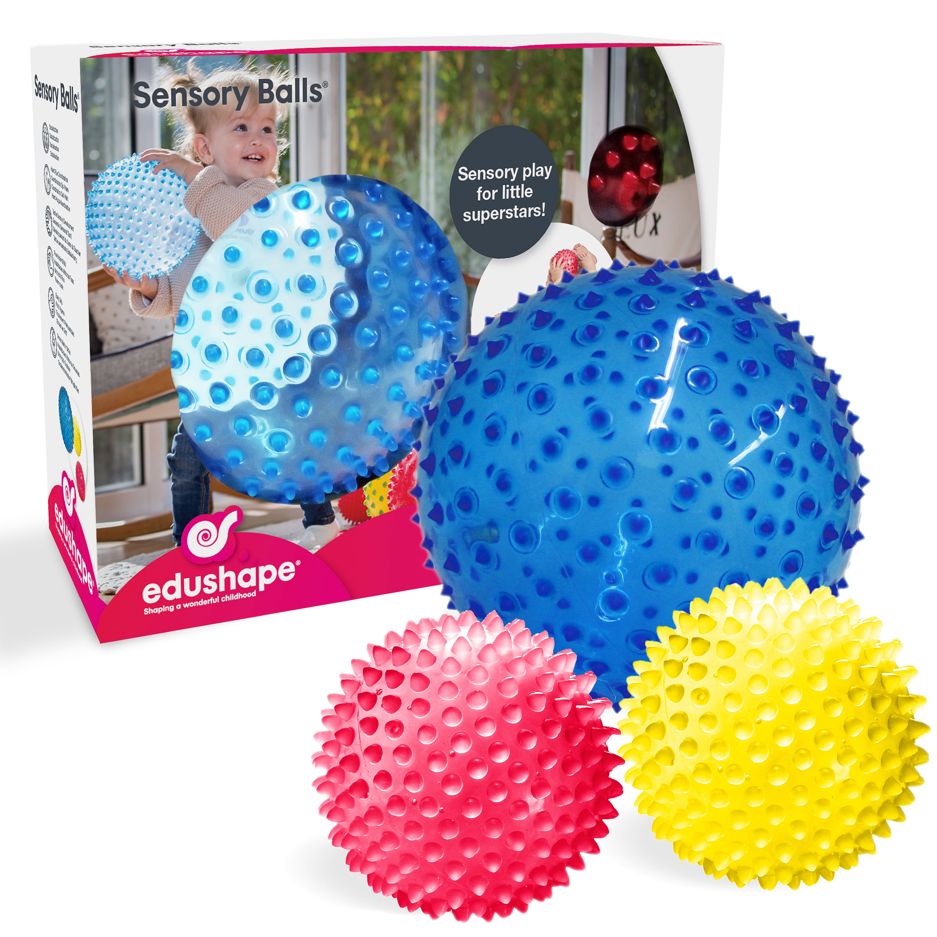 Sensorische ballen set | Stekers en vormen | KIDDI Sensorische ballen set | Stekers en vormen | KIDDI