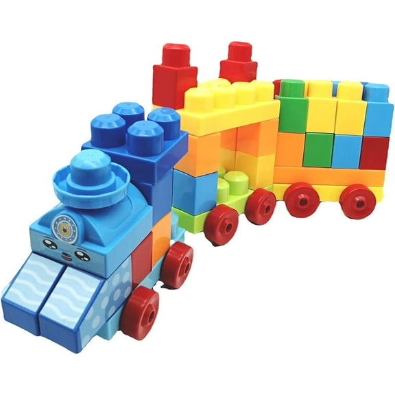 Edushape Train Building Block Set - 52 pieces