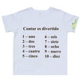 thumbnail image 1 of Eduwear (Unisex) Contar Es Divertido (Counting Is Fun) Graphic Educational Graphic short sleeve T-shirt (Little Girls, Little Boys), 1 of 1
