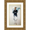 thumbnail image 1 of Edvard Munch 10x14 Gold Ornate Wood Frame and Double Matted Museum Art Print Titled - Portrait of Ernest Thiel (Study) (1907), 1 of 4
