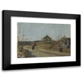 thumbnail image 1 of Edvard Munch 14x11 Black Modern Framed Museum Art Print Titled - From Vestre Aker (1881), 1 of 5