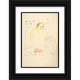 thumbnail image 1 of Edvard Munch 17x24 Black Ornate Framed Double Matted Museum Art Print Titled: Seated Act (1920-1925), 1 of 5