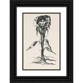 thumbnail image 1 of Edvard Munch 17x24 Black Ornate Framed Double Matted Museum Art Print Titled: Vignette; Amaryllis (1908), 1 of 5