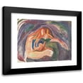 thumbnail image 1 of Edvard Munch 18x15 Black Modern Framed Museum Art Print Titled - Vampire (1916-1918), 1 of 5
