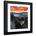 thumbnail image 1 of Edvard Munch 19x24 Black Modern Framed Museum Art Print Titled - Despair (1892), 1 of 5