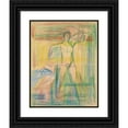 thumbnail image 1 of Edvard Munch 20x24 Black Ornate Framed Double Matted Museum Art Print Titled: Male Act (1915), 1 of 5