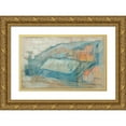 thumbnail image 1 of Edvard Munch 24x17 Gold Ornate Framed and Double Matted Museum Art Print Titled - Village by the Sea (1909-11), 1 of 4