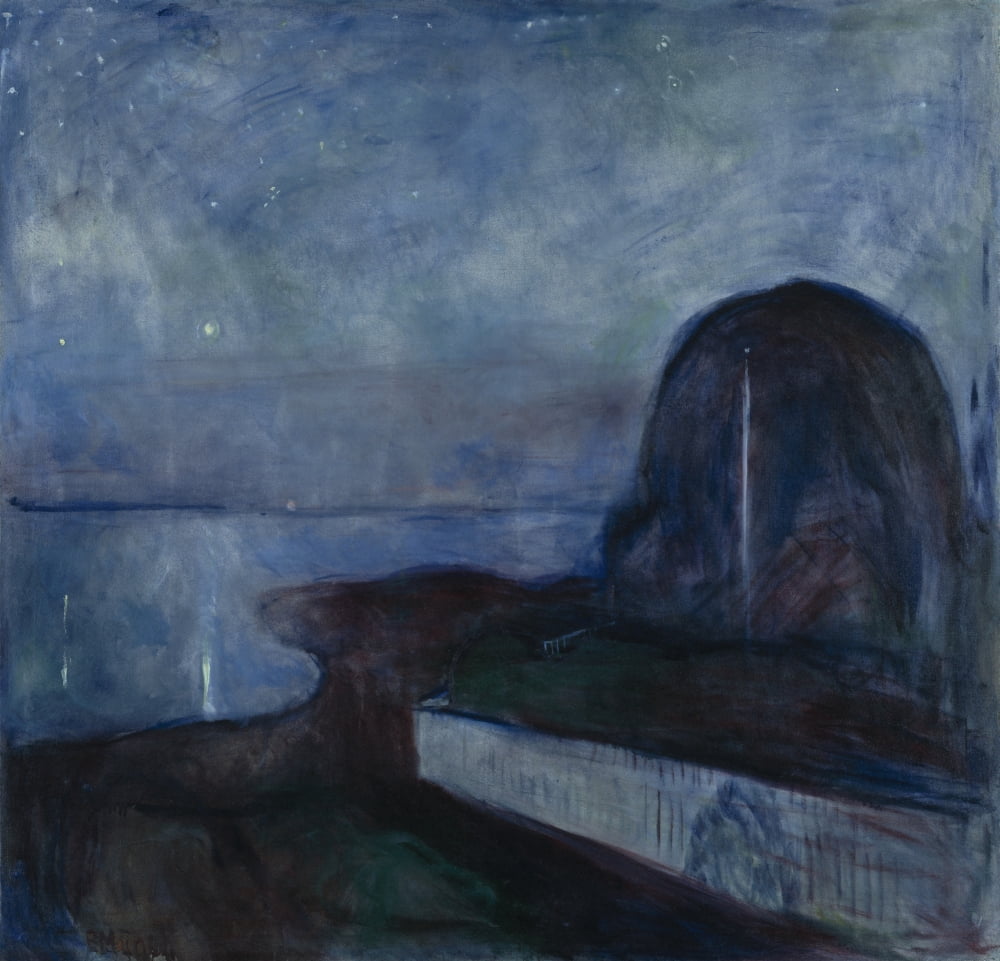 Edvard Munch Canvas Art - (24 x 18)