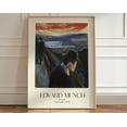 thumbnail image 1 of Edvard Munch Exhibition Wall Art Print, The Despair Poster, Minimalist Vintage Poster, Cultural Wall Art, Iconic Gallery Wall Home Decor Wall Art, Modern Wall Decor, 12x18 UNFRAMED, 1 of 2